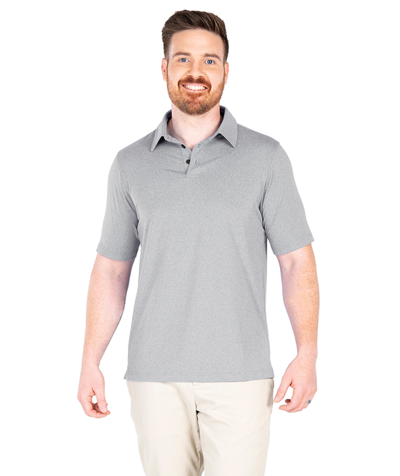 Charles River Apparel Men's Heathered Eco-Logic Stretch Polo
