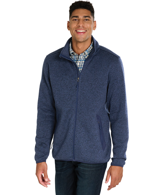 charles river apparel Men's Heathered Fleece Jacket