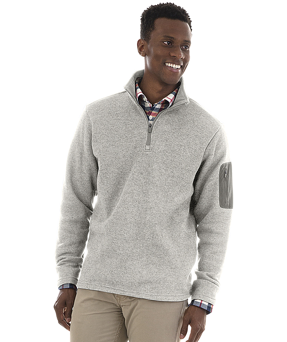 Charles River Apparel Men's Heathered Fleece Pullover