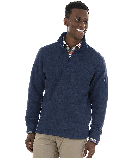 Charles River Apparel Men's Heathered Fleece Pullover