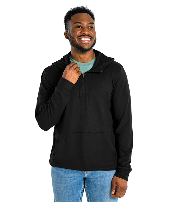 Charles River Apparel Men's Pulse Performance Quarter Zip Hoodie