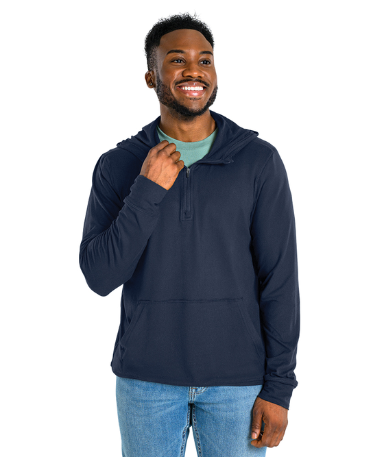 Charles River Apparel Men's Pulse Performance Quarter Zip Hoodie