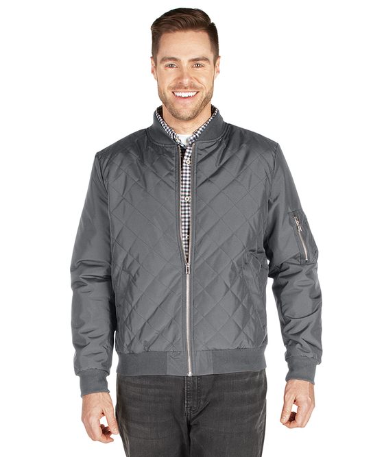 charles river apparel Men's Quilted Boston Flight Jacket