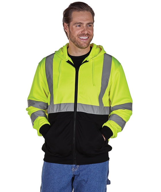 charles river apparel Signal Hi-Vis Full Zip Hoodie