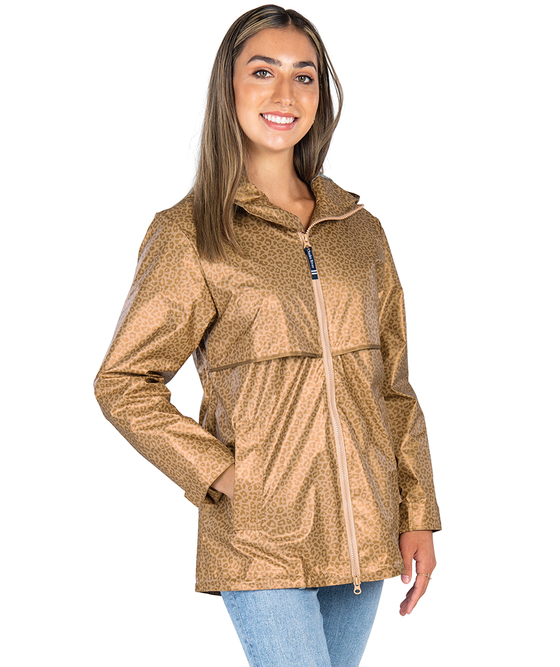 charles river apparel Women's Animal Print New Englander® Rain Jacket