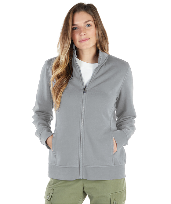 charles river apparel Women's Clifton Full Zip Sweatshirt