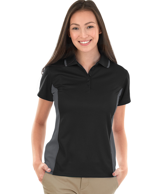 Charles River Apparel Women's Color Blocked Wicking Polo