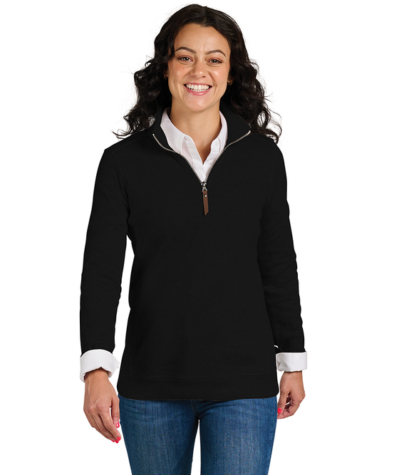 Charles River Apparel Women's Hudson Quarter Zip Pullover