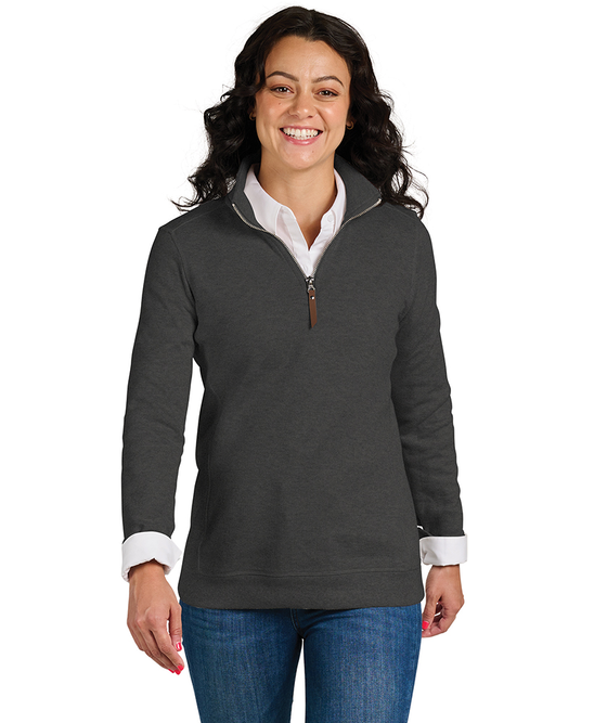 Charles River Apparel Women's Hudson Quarter Zip Pullover