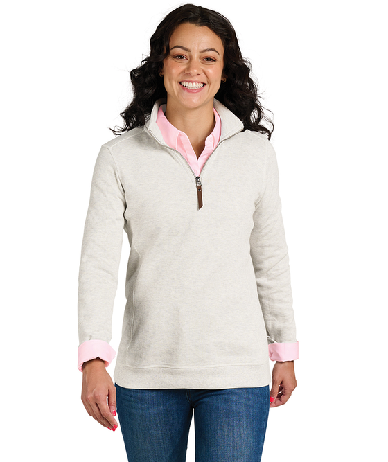 Charles River Apparel Women's Hudson Quarter Zip Pullover