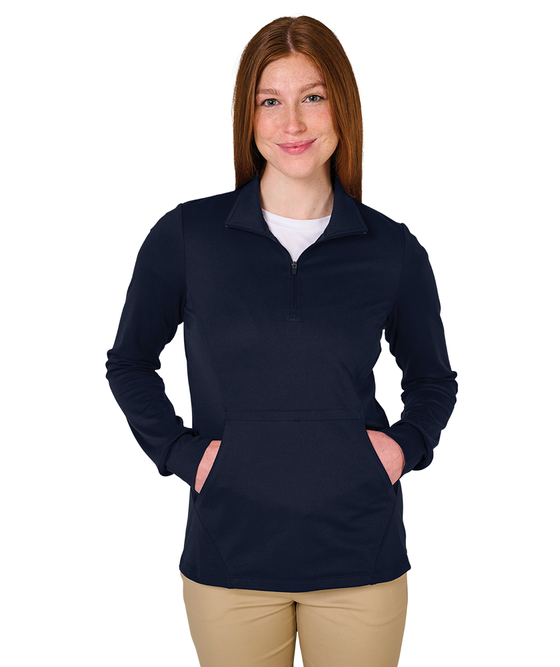 Charles River Apparel Women's Nu Fitness Quarter Zip