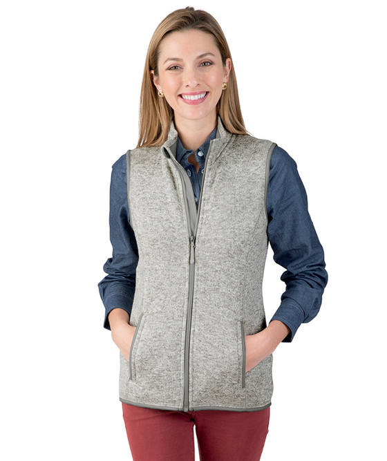 charles river apparel Women's Pacific Heathered Vest