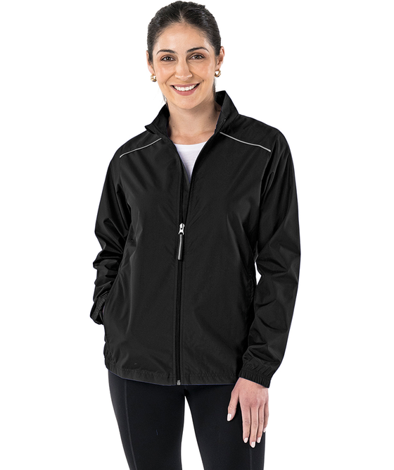 Charles River Apparel Women's Skyline Pack-N-Go® Full Zip Reflective Jacket