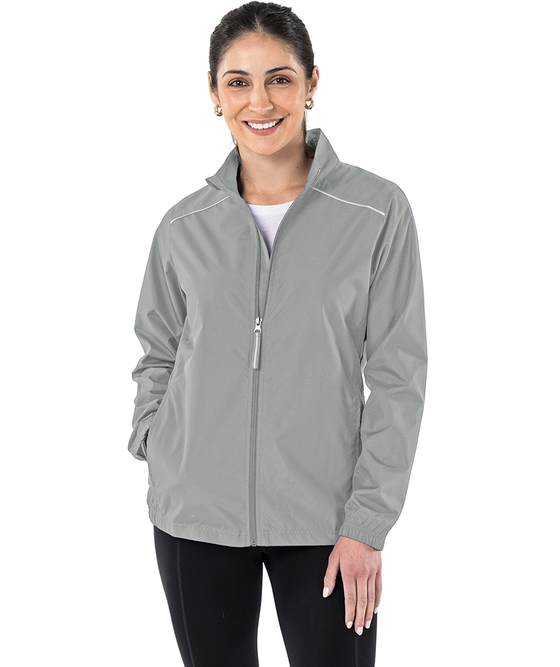 Charles River Apparel Women's Skyline Pack-N-Go® Full Zip Reflective Jacket