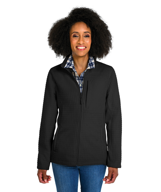 Charles River Apparel Women's Terrain Textured Fleece Jacket