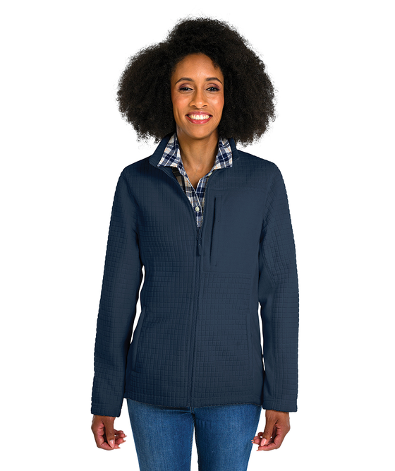 Charles River Apparel Women's Terrain Textured Fleece Jacket