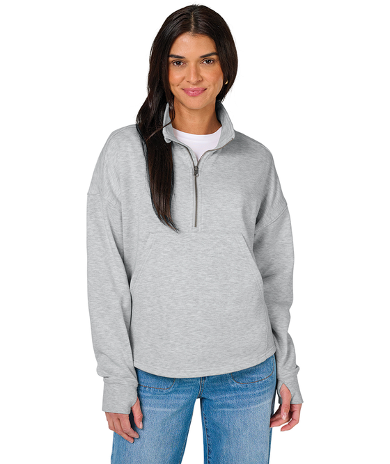 Charles River Apparel Women's Willow Half Zip Sweatshirt