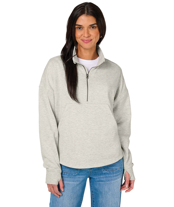 charles river apparel Women's Willow Half Zip Sweatshirt