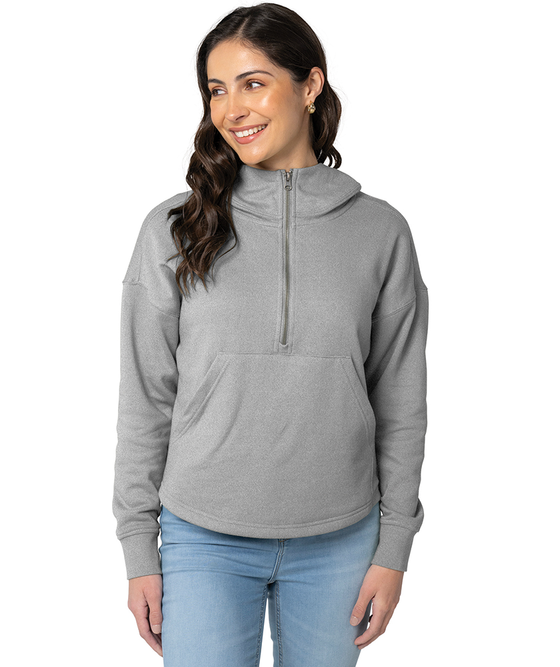 Charles River Apparel Women's Willow Scallop Hem Hoodie