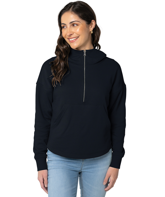 Charles River Apparel Women's Willow Scallop Hem Hoodie
