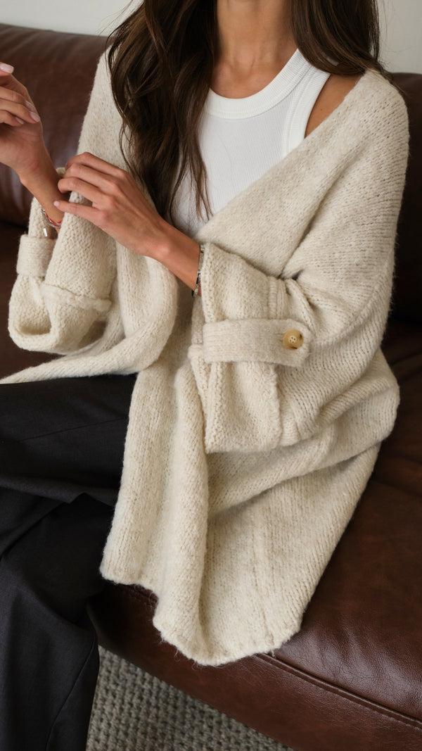 Charli Adria Cardigan - Off White Cardigans