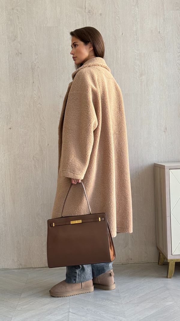 Charli Adriana Coat - Camel Coats
