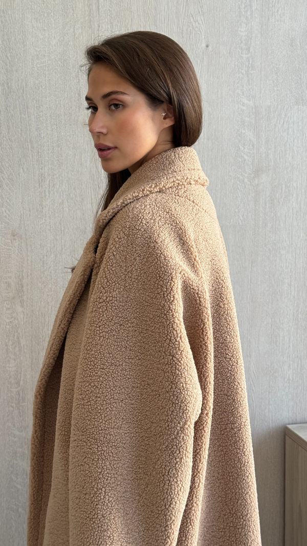 Charli Adriana Coat - Camel Coats
