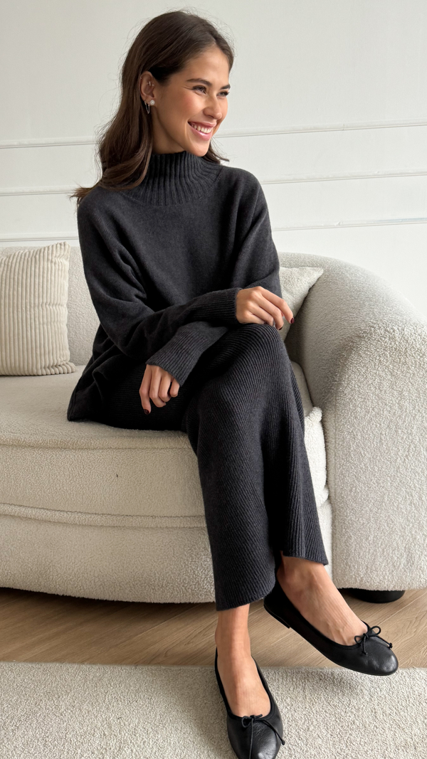 Charli Alma Pencil Skirt - Anthracite Skirts