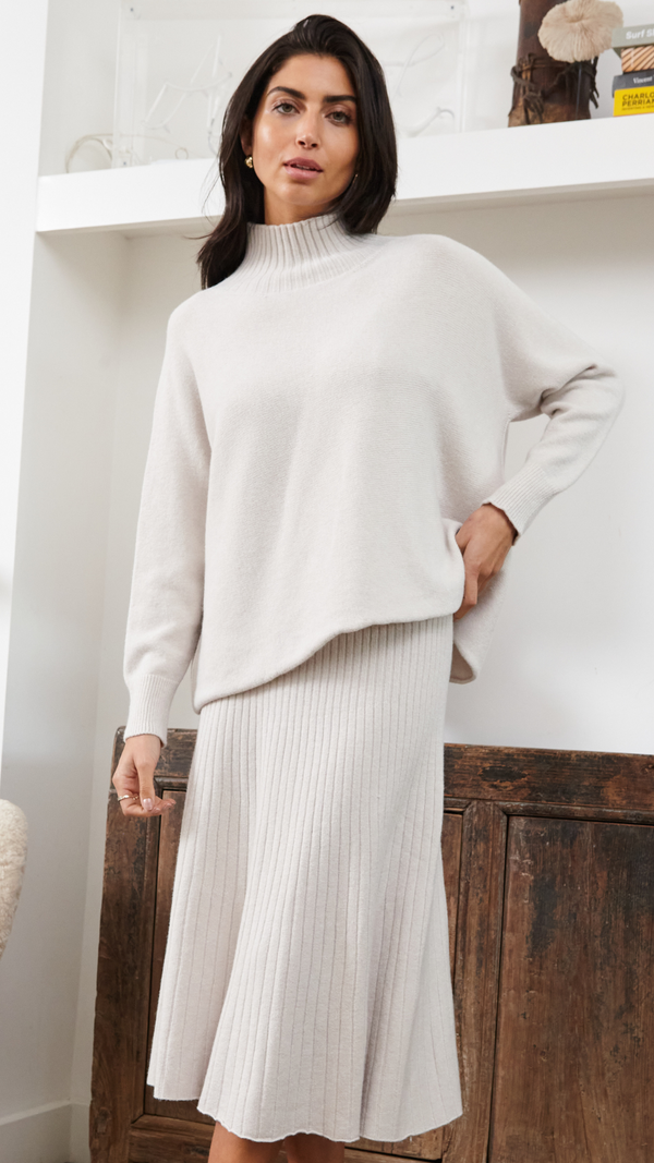 Charli Alma Sweater - Ivory Jumpers