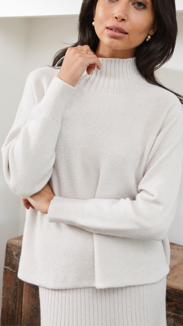 charli Alma Sweater - Ivory Jumpers
