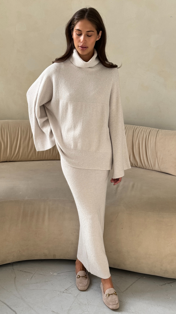 Charli Amelie Sweater - Ivory Jumpers