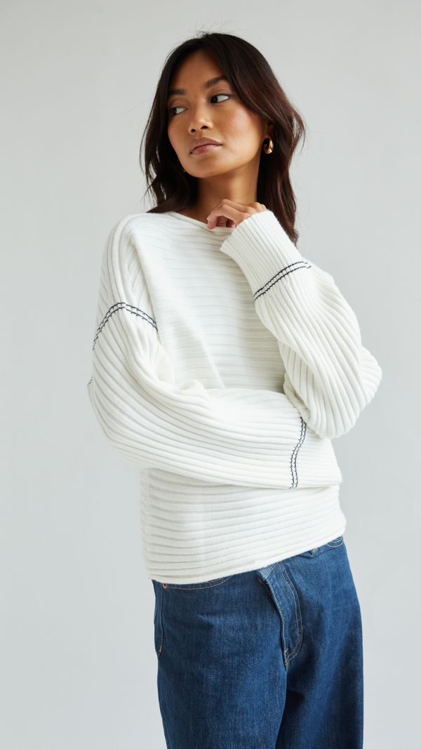 Charli Anna Sweater - Ivory Jumpers