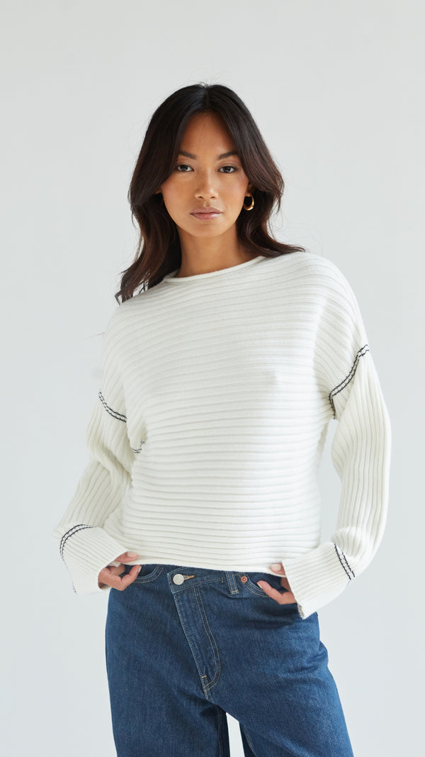 Charli Anna Sweater - Ivory Jumpers
