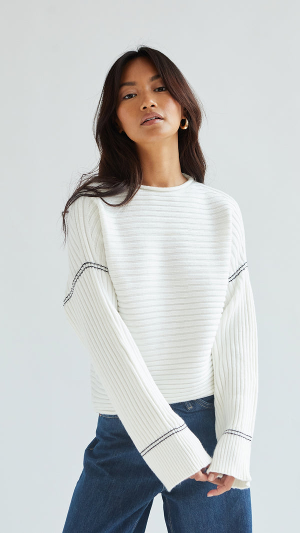 charli Anna Sweater - Ivory Jumpers