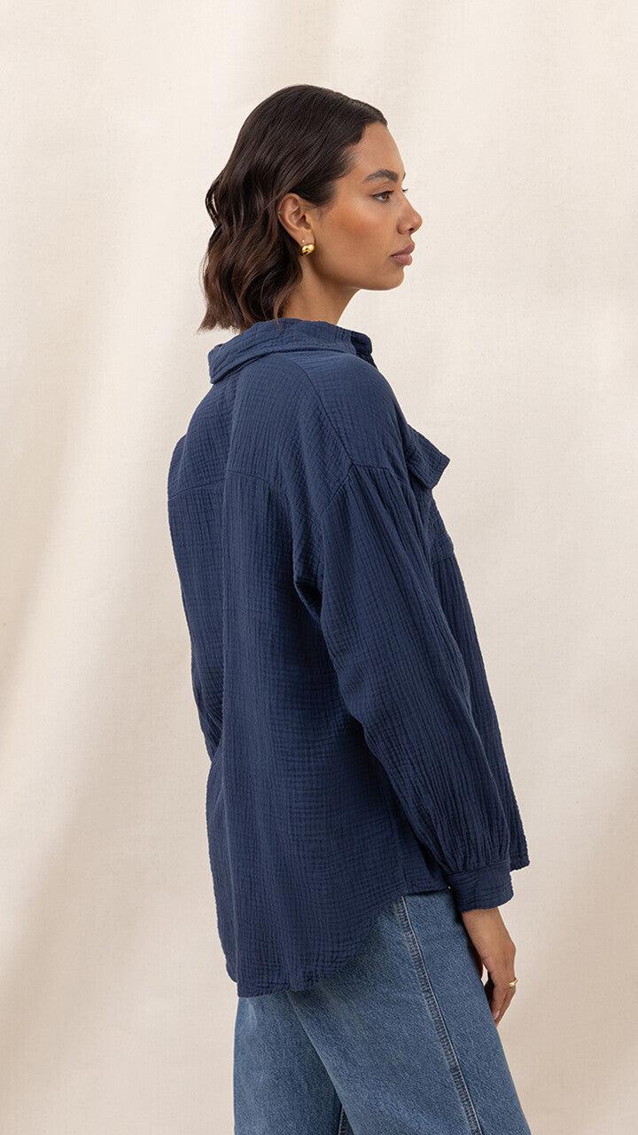 Charli Antoneta Shirt - Deep Navy Shirts