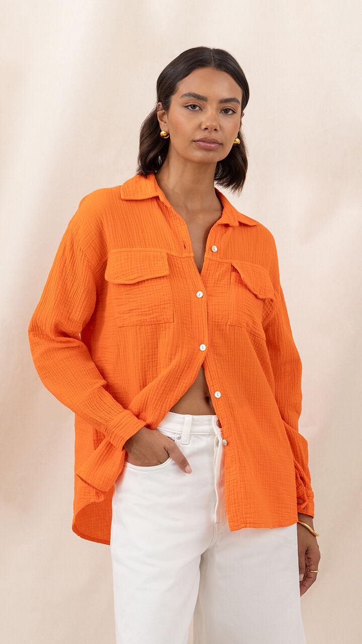 Charli Antoneta Shirt - Tangerine Shirts