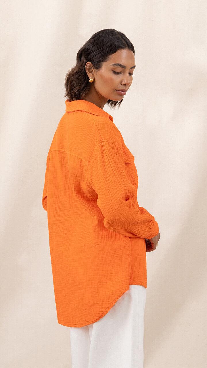 Charli Antoneta Shirt - Tangerine Shirts