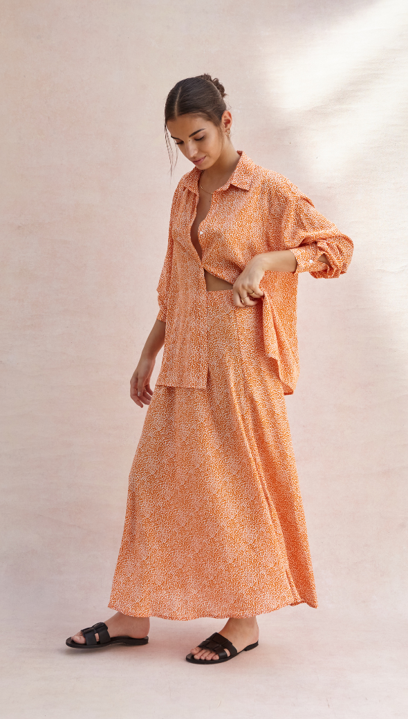 Charli Ayla Shirt - Auburn Print Shirts