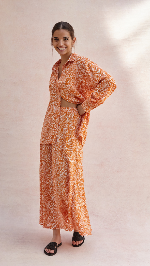 charli Ayla Shirt - Auburn Print Shirts