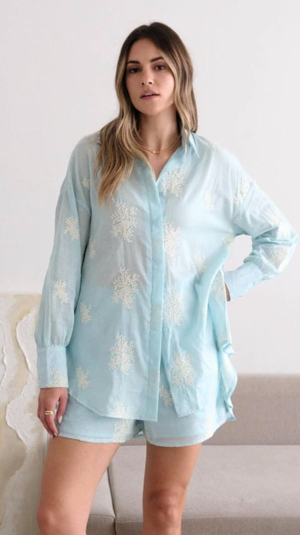 Charli Celina Shirt - Blue Shirts