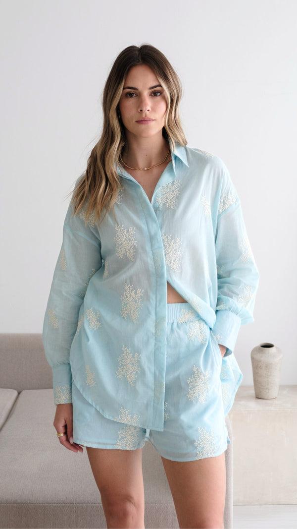 Charli Celina Shirt - Blue Shirts