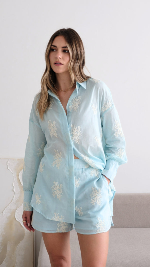 charli Celina Shirt - Blue Shirts