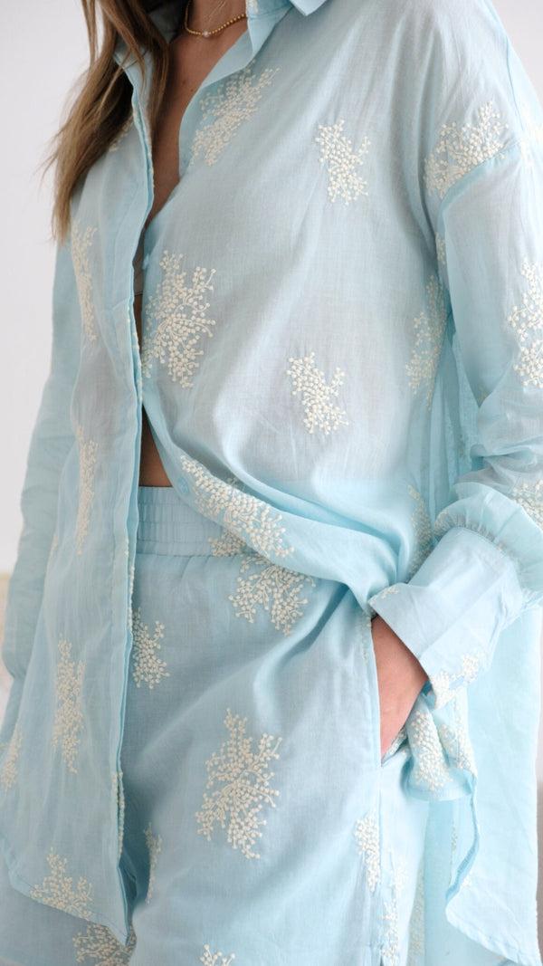 Charli Celina Shorts - Blue Shorts