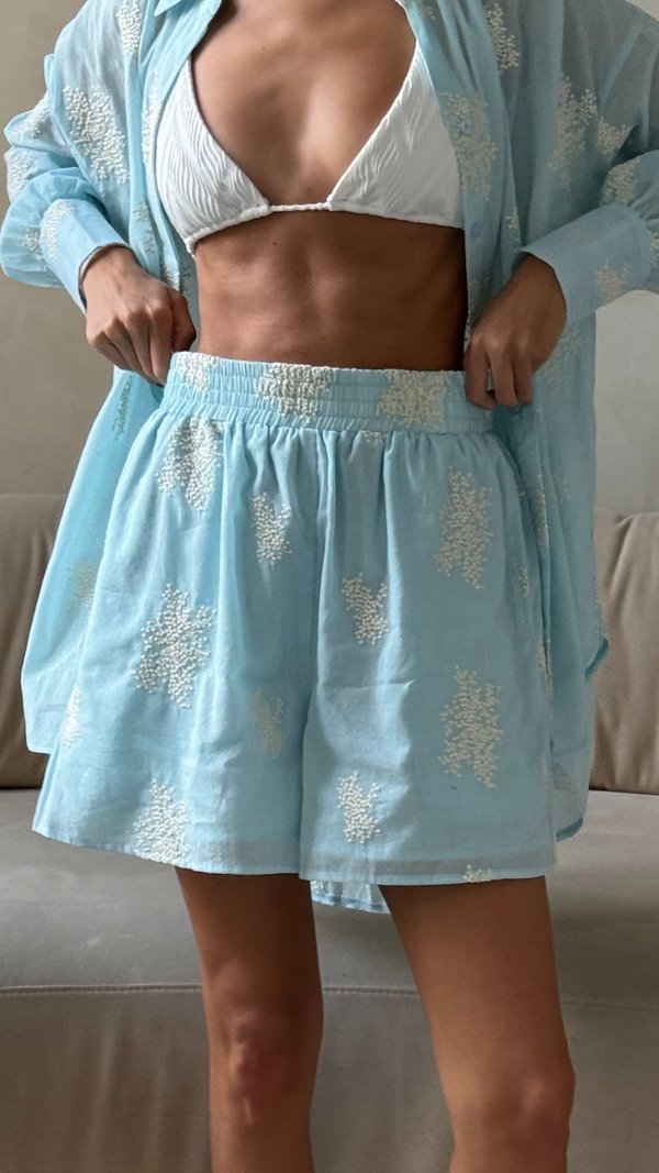 Charli Celina Shorts - Blue Shorts