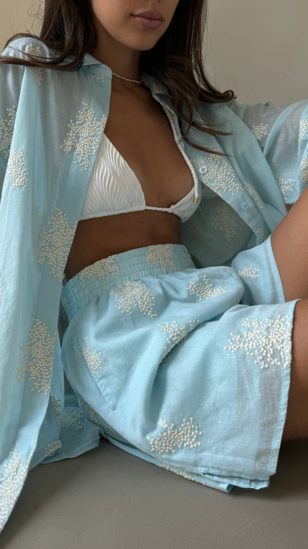 Charli Celina Shorts - Blue Shorts