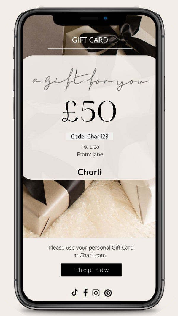 Charli Charli London E-Gift Card - £50