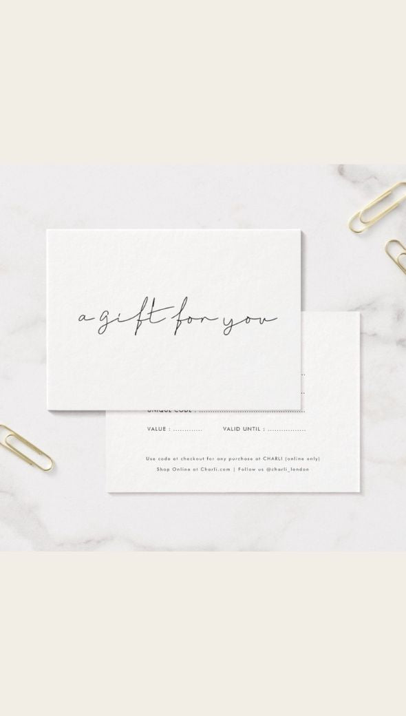 Charli Charli London Gift Card - £75