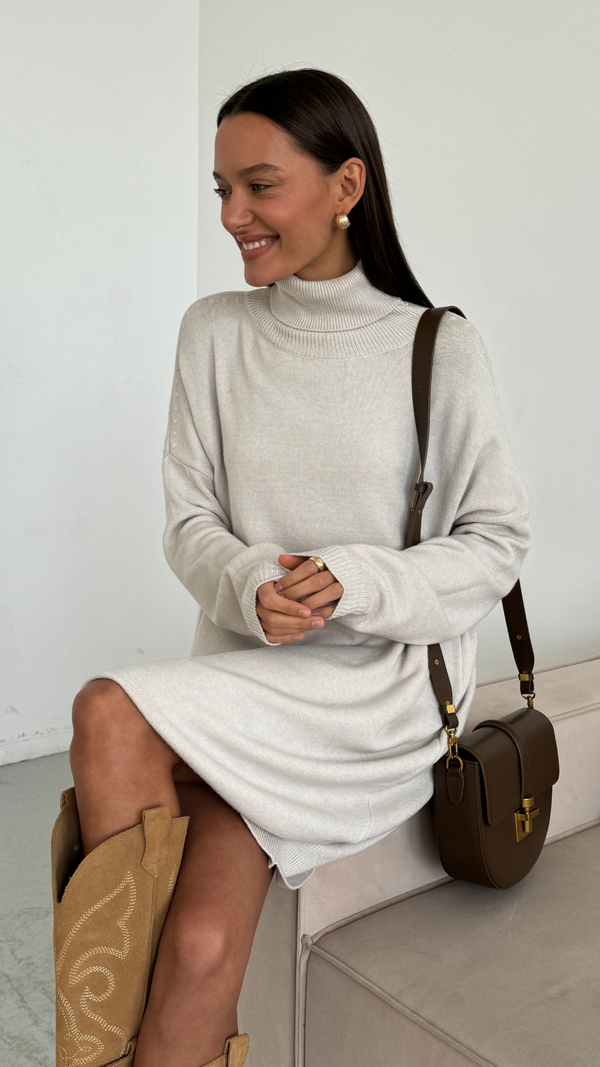 Charli Chiara Dress - Bone Dresses