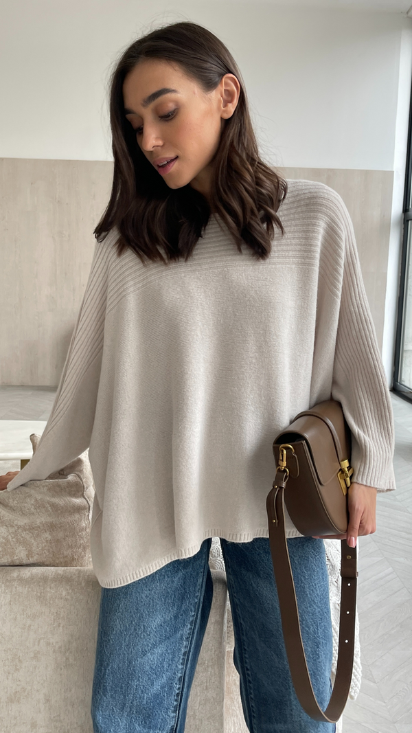 Charli Cora Sweater - Ivory Jumpers