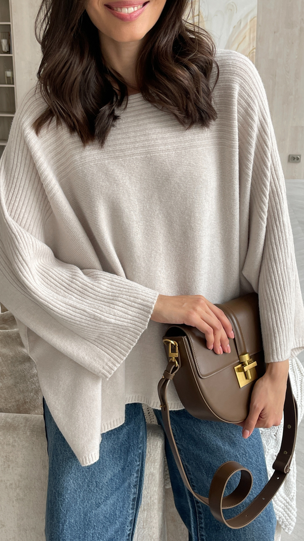 charli Cora Sweater - Ivory Jumpers